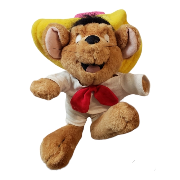 Vintage Speedy Gonzales Looney Tunes 1 Stuffed Plush Mouse Mexican Mouse 12" - Picture 1 of 3
